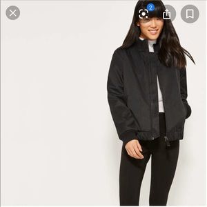 EUC black bomber jacket XS